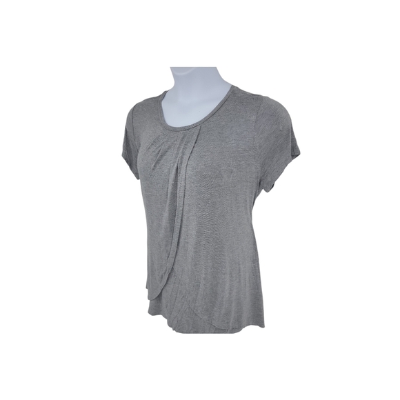 a:glow Gray Short-sleeve maternity shirt - Picture 12 of 12